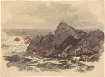 Paysage marin avec rochers