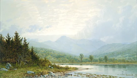 Coucher de soleil sur le mont Chocorua, New Hampshire
