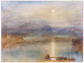 Clair de lune sur le lac des Quatre-Cantons