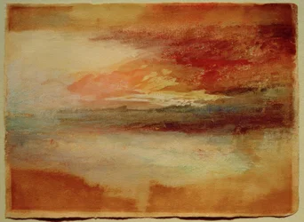 Coucher de soleil sur la côte près de Margate (?)