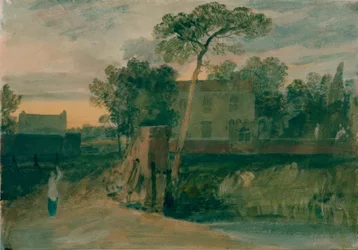 Maison du ferry de Syon, Isleworth, coucher de soleil