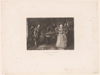 Alva visite la régente Marguerite de Parme, 1567