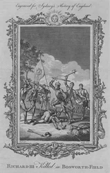 Richard III tué à Bosworth-Field, 1773