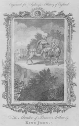 Le meurtre du prince Arthur par le roi Jean, 1773
