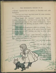 Illustration tirée de "Le merveilleux magicien d