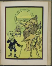 Illustration tirée de "Le merveilleux magicien d