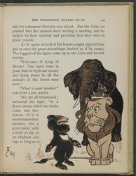 Illustration tirée de "Le merveilleux magicien d
