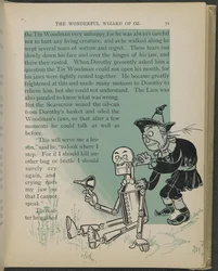 Illustration tirée de "Le merveilleux magicien d