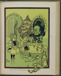 Illustration tirée de "Le merveilleux magicien d
