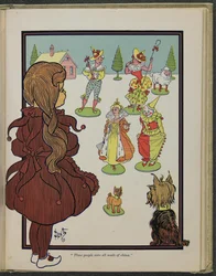 Illustration tirée de "Le merveilleux magicien d