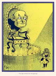 « Les yeux la regardaient pensivement. » de « Le Magicien d
