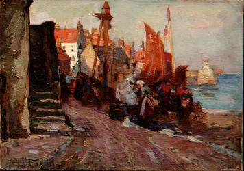 Déchargement de la pêche