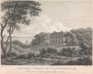 Parc de Cadland, dans le Hampshire, la résidence de Robert Drummond, Esquire
