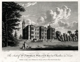 Le siège de Sir Thomas Wilson Bart à Charlton dans le Kent, 1776