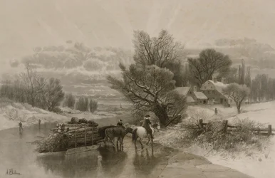Le chemin le plus proche en hiver
