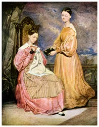 Florence Nightingale, infirmière britannique et réformatrice des hôpitaux, vers 1836