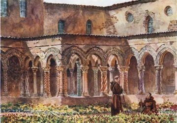 Monreale. Les cloîtres