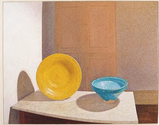 Nature morte : table en marbre