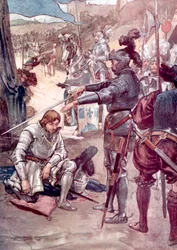 Le roi François Ier et le chevalier Bayard