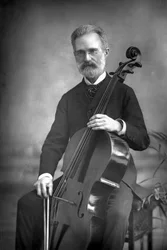Carlo Alfredo Piatti 1822-1901, violoncelliste italien, 1890