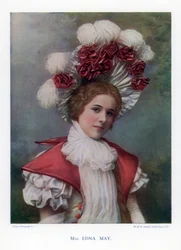 Edna May, actrice et chanteuse américaine, 1901