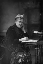 Eliza Lynn Linton 1822-1898, romancière, essayiste et journaliste britannique, 1890