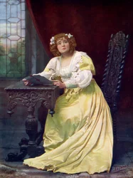 Eva Moore 1870-1955, actrice anglaise, 1899-1900