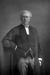 Frank Lockwood 1846-1897, avocat et homme politique anglais, 1890