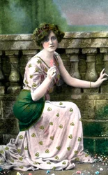 Gabrielle Ray 1883-1973, actrice anglaise, début du 20e siècle