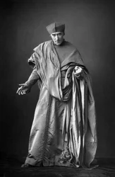 Henry Irving 1838-1905, acteur anglais, 1893