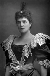 Lady Randolph Churchill 1854-1921, beauté de la société américaine, 1893