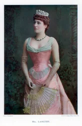 Lillie Langtry, actrice britannique, 1901