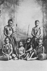 Pygmées, début du XXe siècle