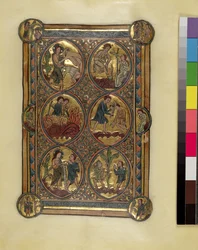 Ms 330.2 Adam et Ève, Caïn et Abel, vers 1240