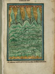 Le Déluge de Noé, vers 1250