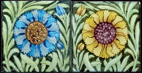 Carreaux avec motif floral de style persan