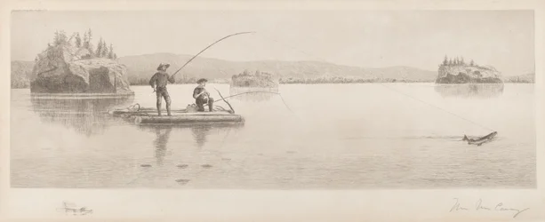 Sans Titre (Pêche en Radeau de Bois)