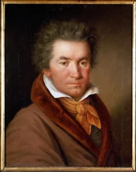 Portrait de Ludwig van Beethoven (1770 - 1827) - par Mahler, Société des Amis de la Musique de Vienne