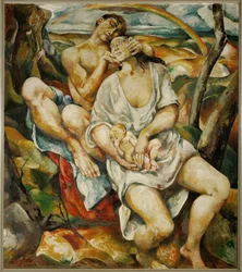 Famille (huile sur toile)