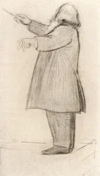 Johannes Brahms (1833-1897) compositeur allemand, dirigeant