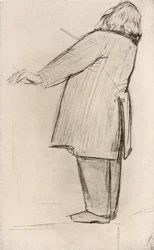 Johannes Brahms (1833-1897) compositeur allemand, dirigeant
