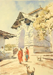 Lankatilaka, passer le temps