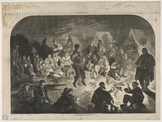 Un bivouac sur le Potomac, 1861
