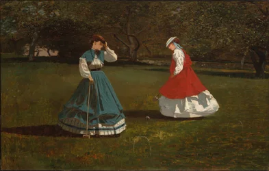 Une partie de croquet