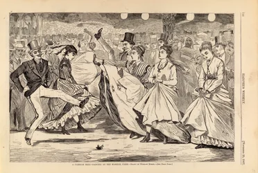 A Parisian Ball--Dancing at the Mabille, Paris, tiré de Harper