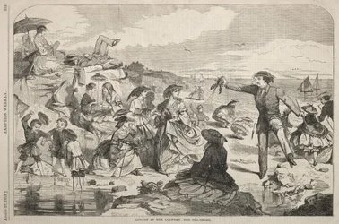Août à la campagne - Le bord de mer
