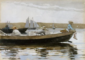 Garçons dans une doris, 1873
