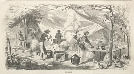Esquisses de réunion religieuse en plein air : Cuisine