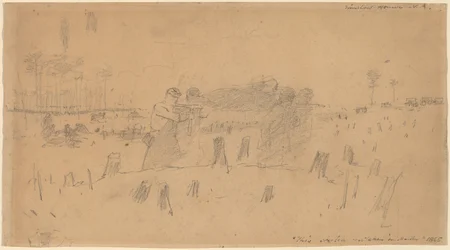 Transport des blessés, 1865