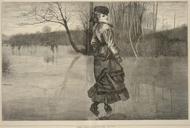 Cutting a Figure, tiré de Every Saturday, 4 février 1871